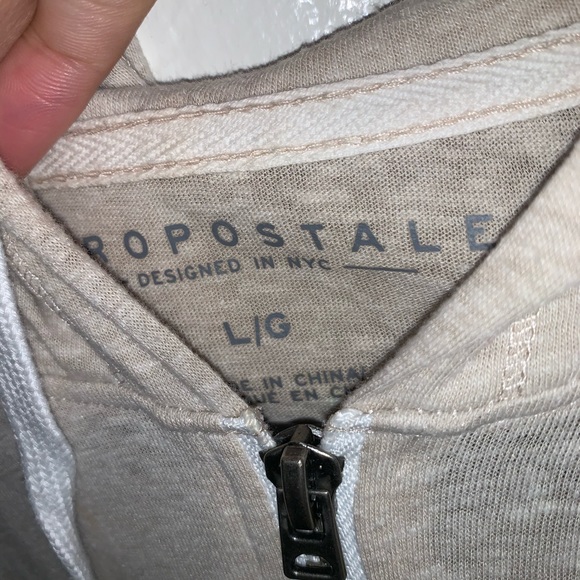 Tan AéRopostale zip up jacket - Picture 3 of 3